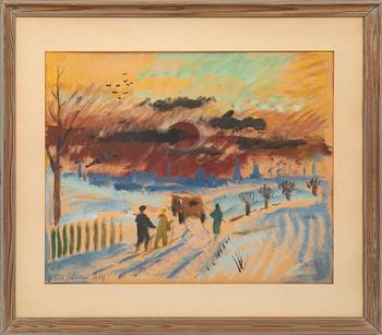 Erik Jönsson, Landscape motif, 1934.