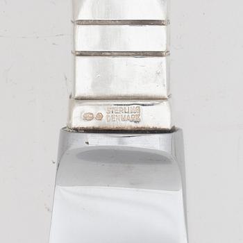 Georg Jensen, bestickservis, 24 delar, sterlingsilver, modell "Antik/Continental", Köpenhamn, Danmark efter 1945.