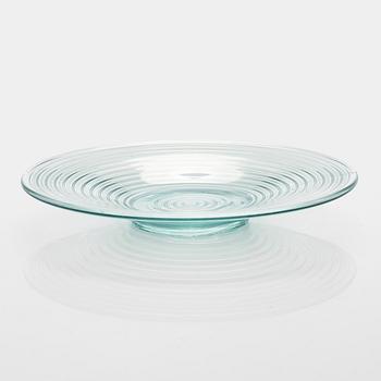 Aino Aalto, glass model 4059 and a plate 4147, for Karhula Glassworks, in production 1937-1938.