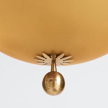 Bertil Brisborg, & Olle Elmgren, a pair of ceiling lamps, custom made, Nordiska Kompaniet 1940s.