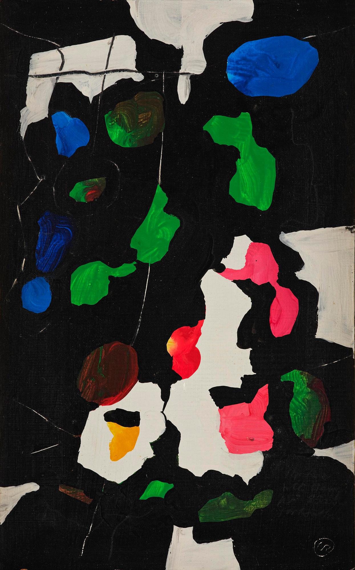 Lennart Rodhe, Composition against black.