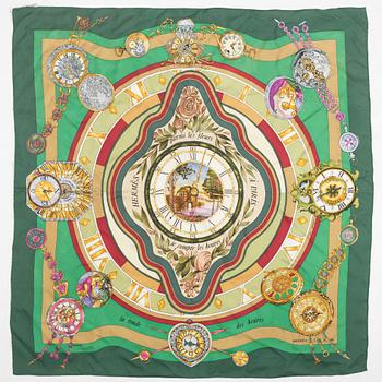 Hermès, scarf,  "La ronde des heures".