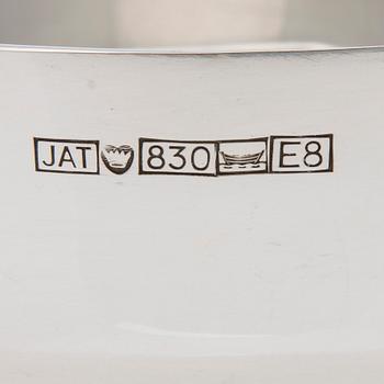 SKÅL, sterling silver, J.A. Tarkiainen, Helsingfors 1982. Vikt 262 g.