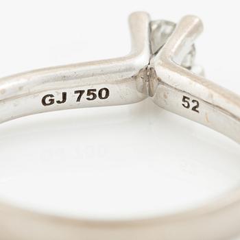 Georg Jensen, ring, "Magic", 18K white gold with brilliant-cut diamonds.
