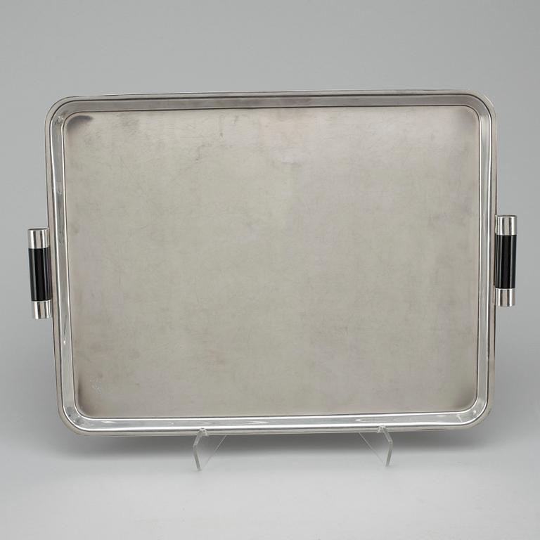 BRICKOR, 2 st, art deco, rostfritt stål, Eskilstuna, 1930/40-tal.