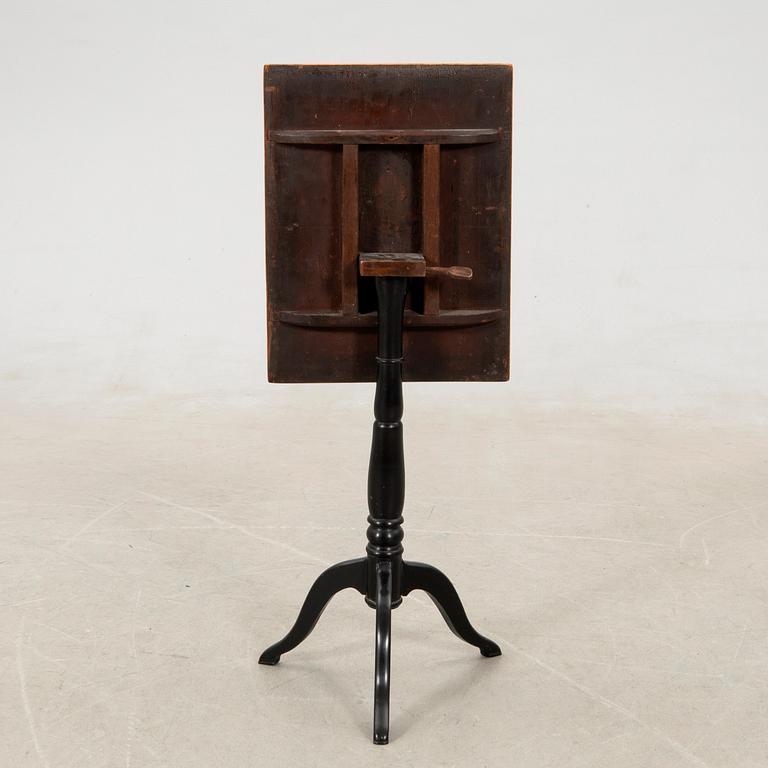 Fällbord, Mälardalen omkring 1800.