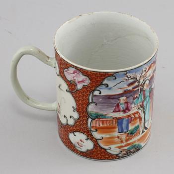 MUGG, porslin, Kina, 1700-tal.