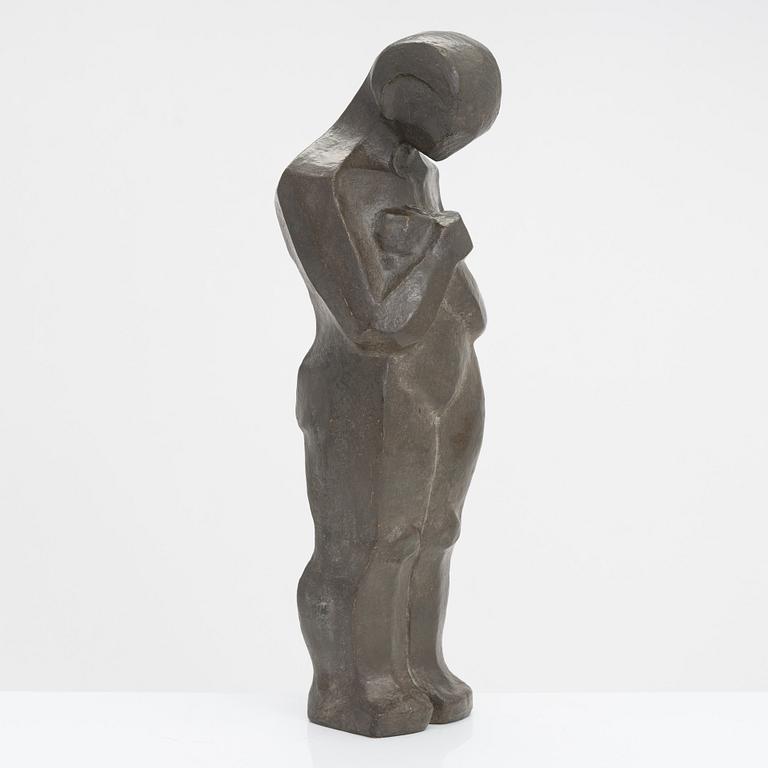 Allan Frilander, sculpture, bronze, signed and dated -82.