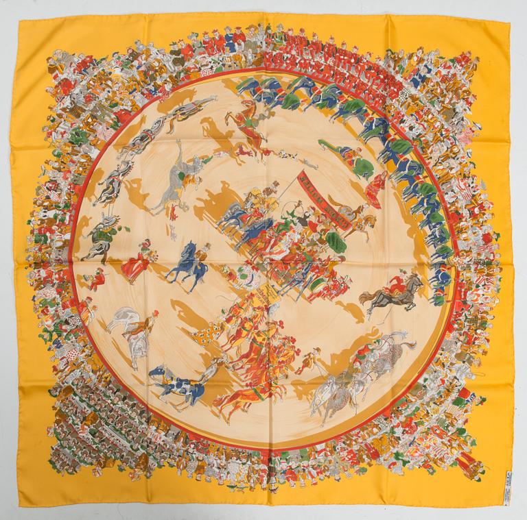 Hermès, scarf, "Cirque Molier".