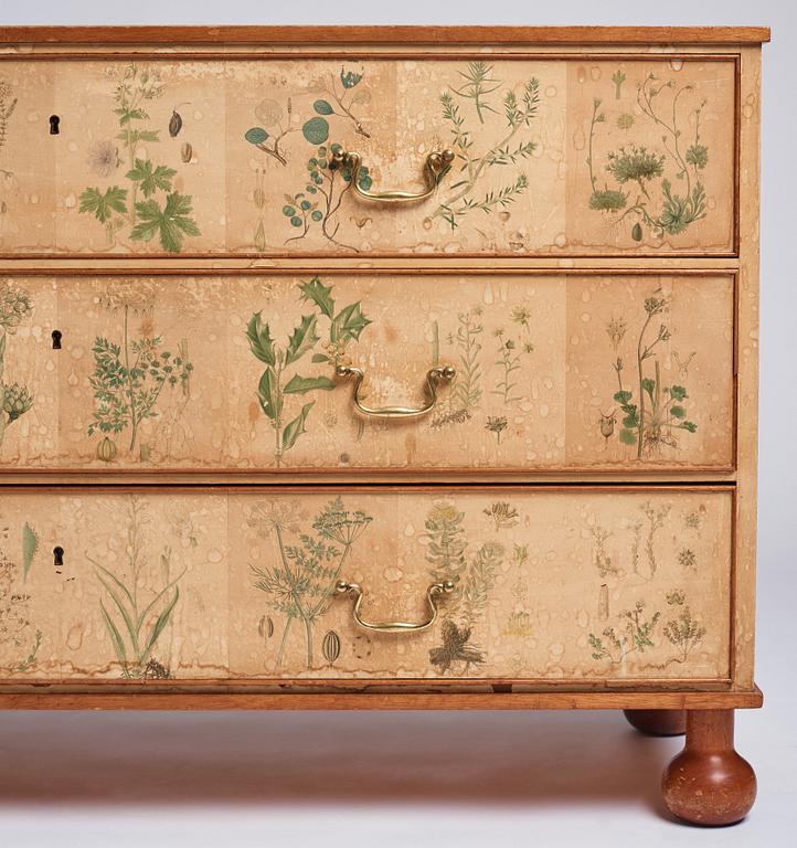 Josef Frank, a chest of drawers / sideboard 'Flora', Svenskt Tenn, Sweden, model 1050, 1940's.