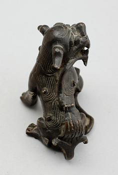 FOHUND, brons, Kina, 1800-/1900-tal.