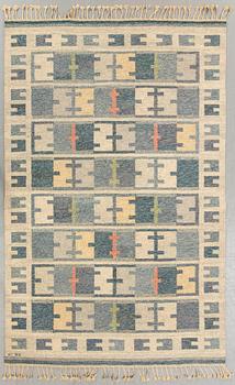 Matta rölakan signerad Carl Dangel ca 226 x 153 cm.