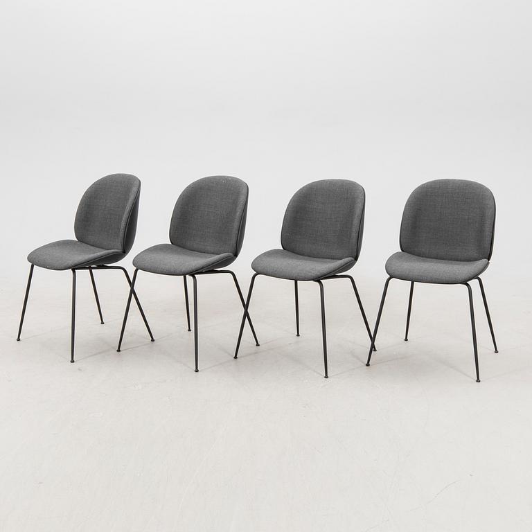 Gamfratesi, chairs 4 "Beetle" for Gubi, contemporary.