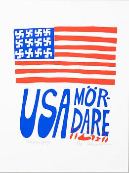 Carl Johan De Geer, "USA mördare".