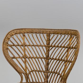 GIO PONTI, fåtölj, Bonacina, Italien, 1950-tal.