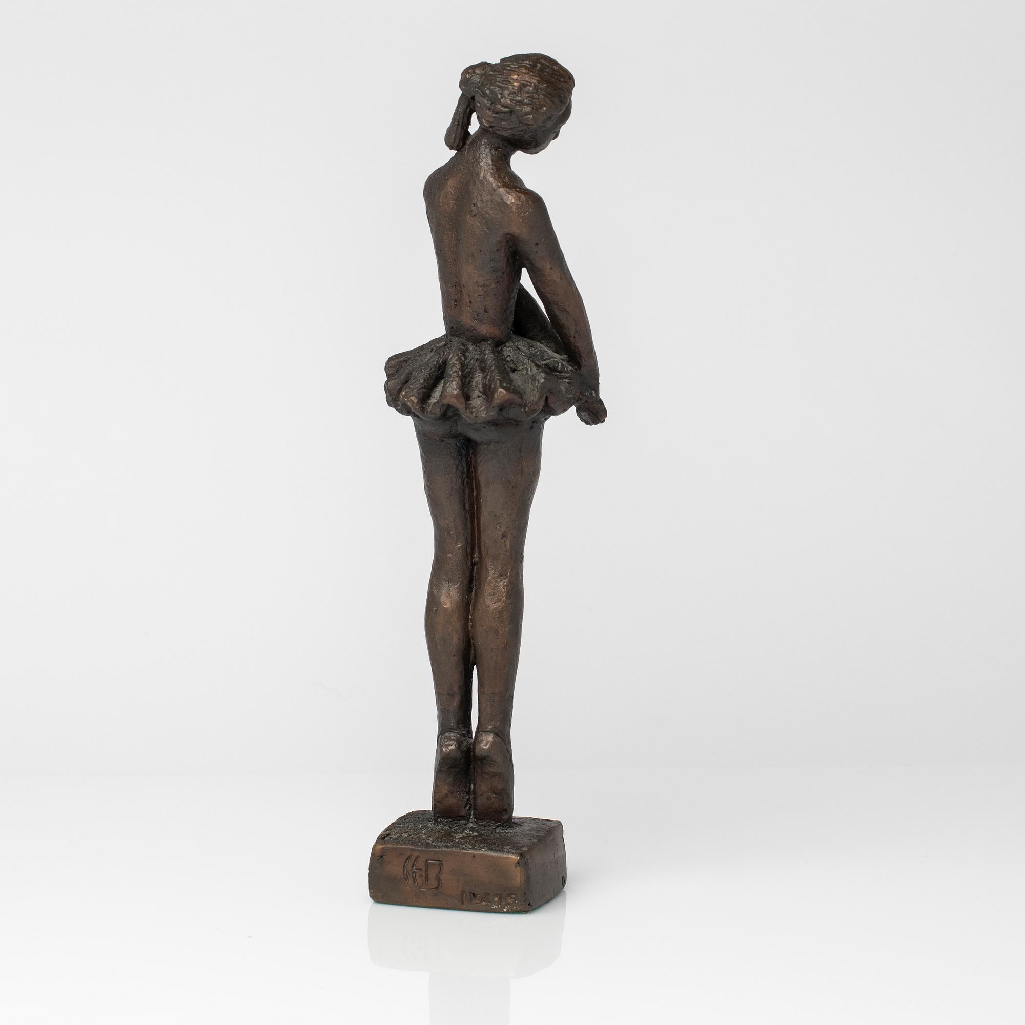 Carl-Einar Borgström, sculpture, "The Ballet Girl".