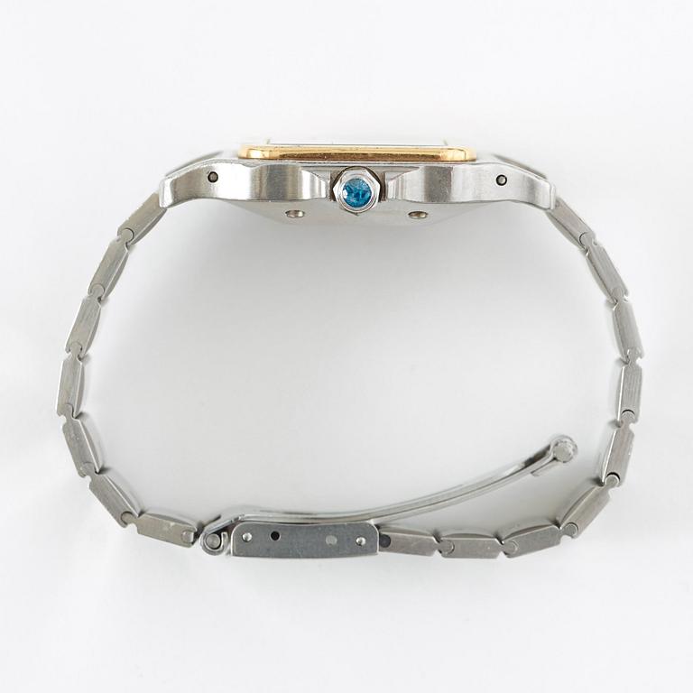 Cartier - Santos. Steel / Gold. Automatic. 28 x 29 mm.