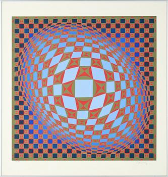VICTOR VASARELY, seriegrafi, sign o numr 209/275.