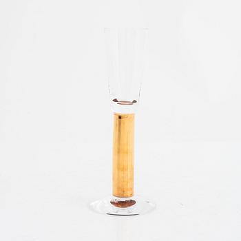 Gunnar Cyrén, 23 glasses from the "Nobel"-series, Orrefors, Sweden.