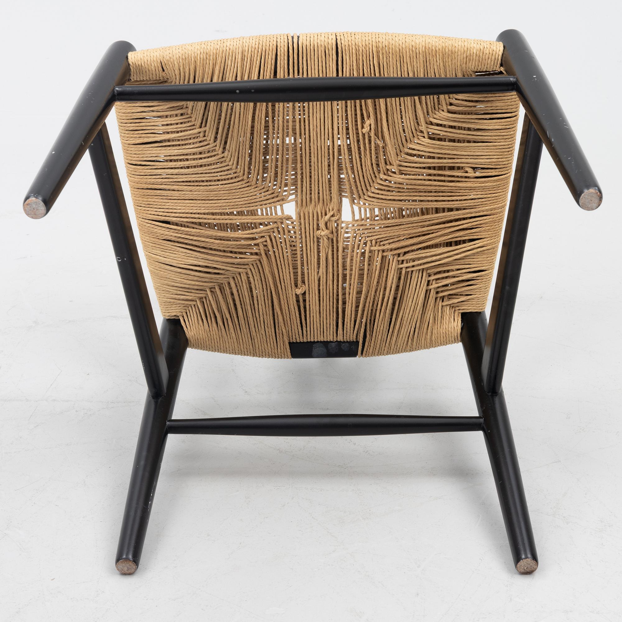 Hans J. Wegner, stolar, 4 st, CH24/"Y-stolen", Carl Hansen & Son, Danmark, 1900-talets andra hälft.