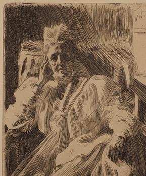 Anders Zorn, "Änkedrottning Sophia".