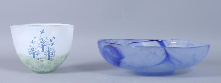 SKÅL samt VAS, glas, bl a Kosta Boda.