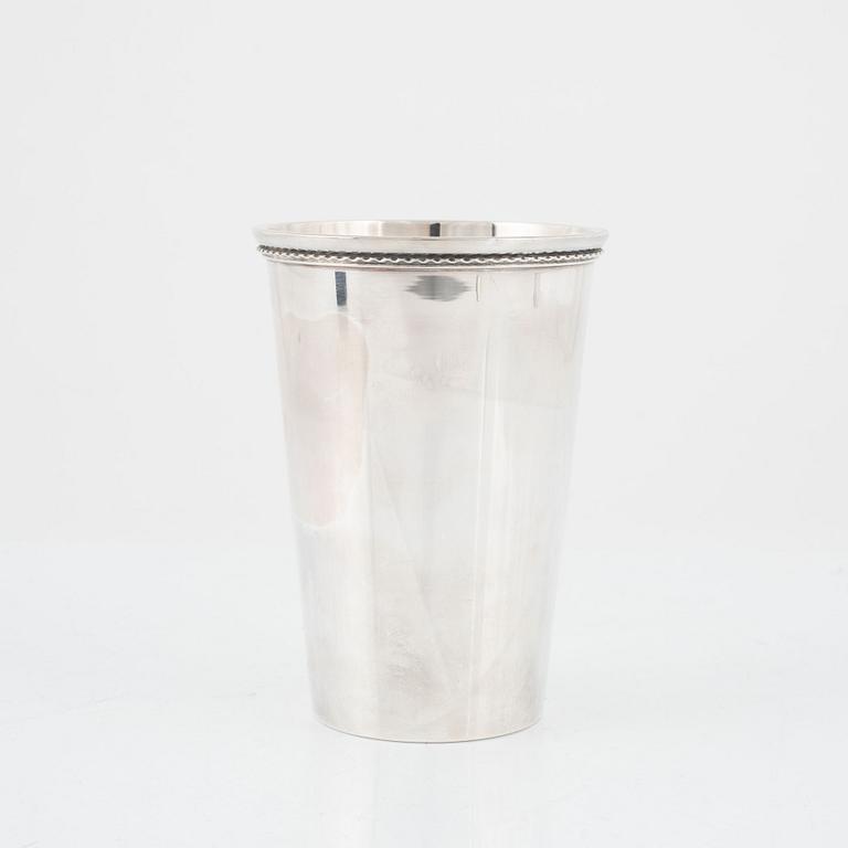 Bägare, silver, GAB, Stockholm 1962.