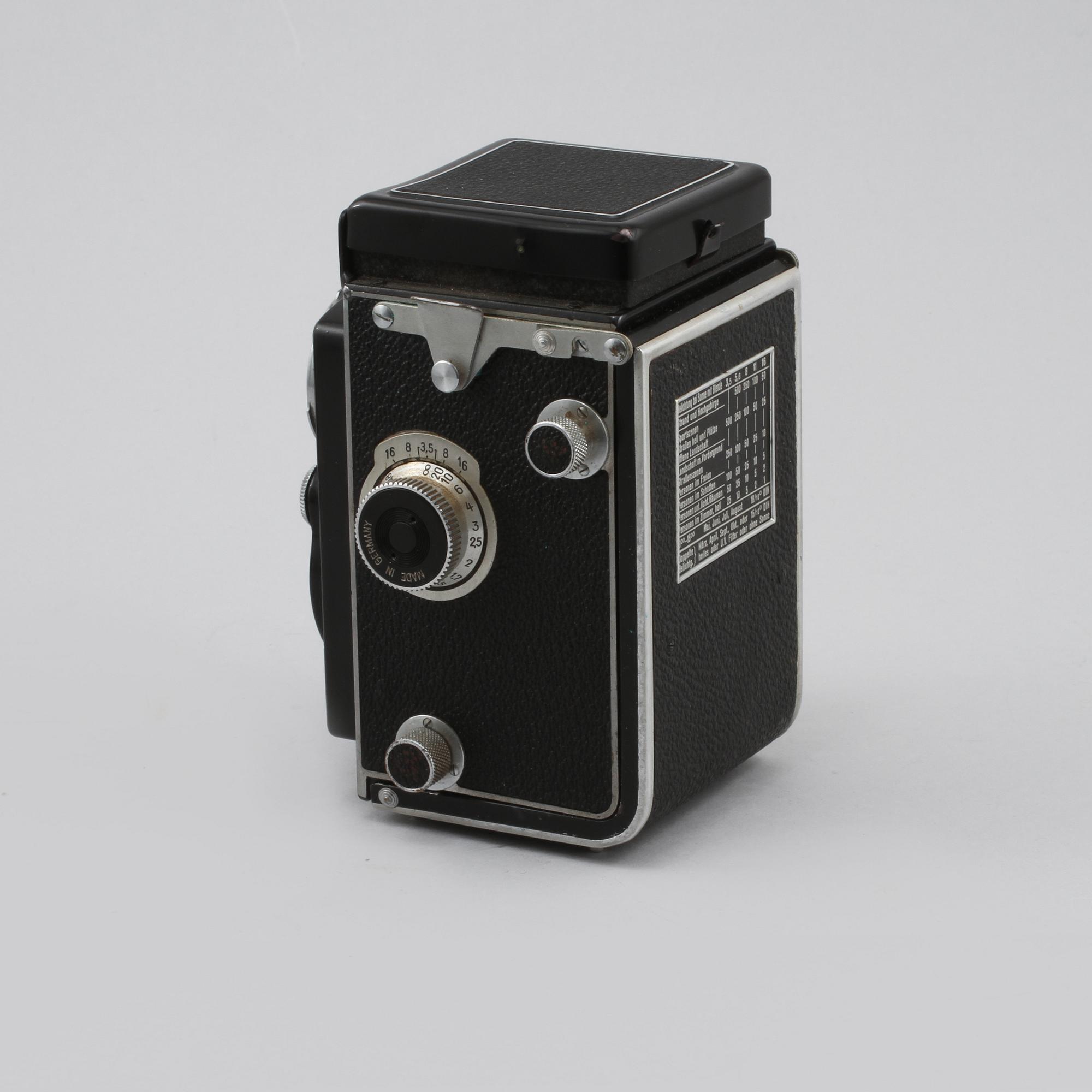 KAMERA, Rolleiflex, Franke & Heidecke, Braunschweig, 1900-talets mitt.