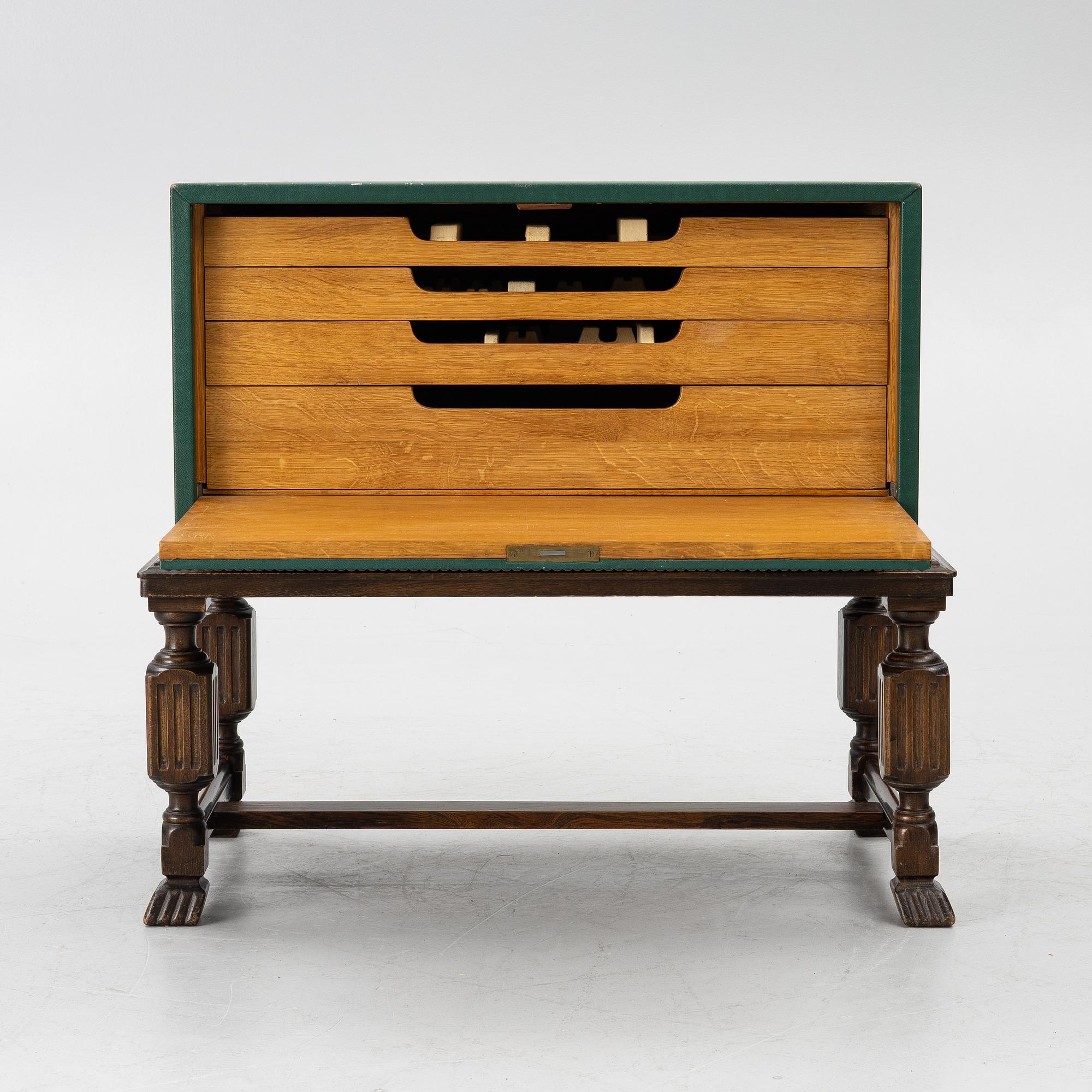 Otto Schulz, a casket, Boet, Gothenburg, first half of the 20th century.