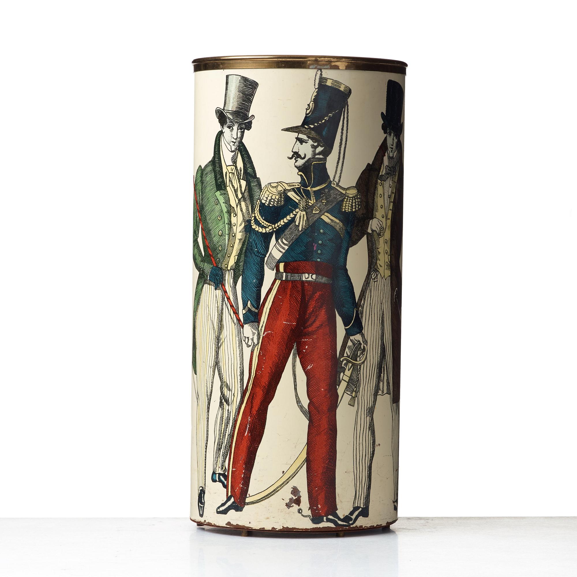Piero Fornasetti, an umbrella stand, Milan, Italy.