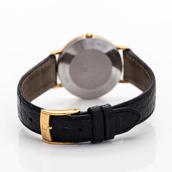 Zenith, Finlandia, wristwatch, 30 mm, spectrolite dial, gold/stainless steel, quartz.