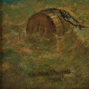 Clarkson Frederick Stanfield, Market boat on the Scheldt.