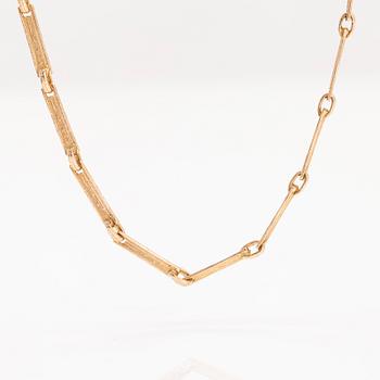 Björn Weckström, a 14K gold necklace 'Seita', Lapponia 1978.