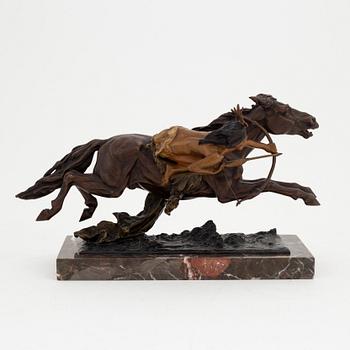 Skulptur, brons, Franz Bergman, Österrike, 1900-talets första hälft.