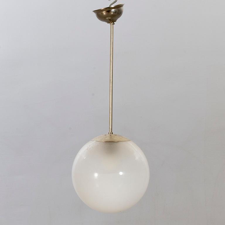 A 1930'S CEILING PENDANT.