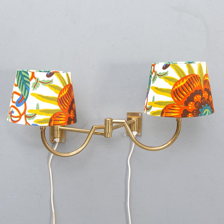 A pair of EWÅ wall lamps 1660/70s.