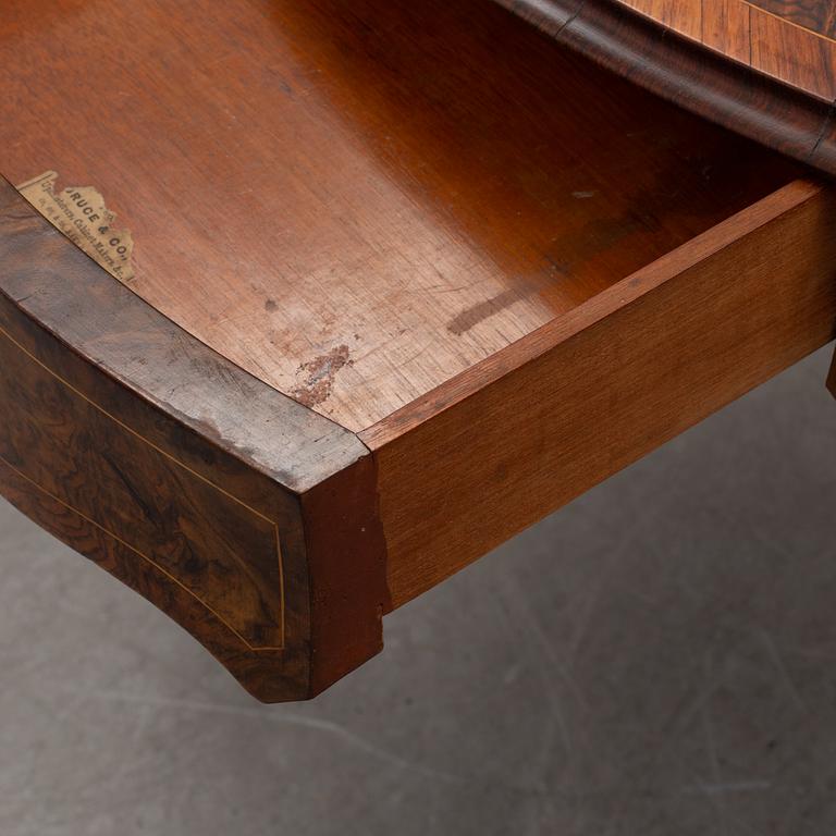 a rococo-style table/desk from England in the late 19th century.