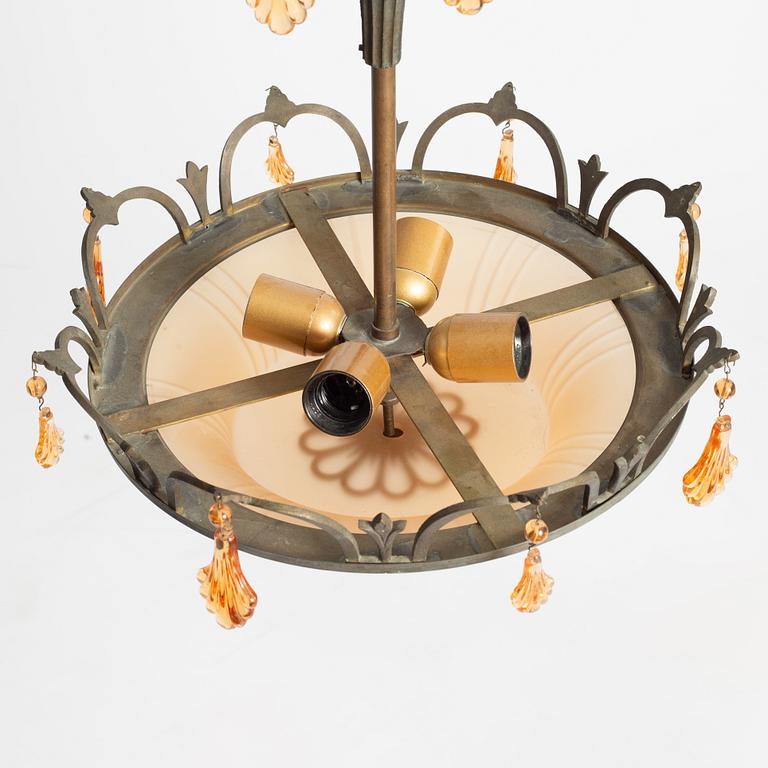 Ceiling lamp, Swedish Grace, 1920s.