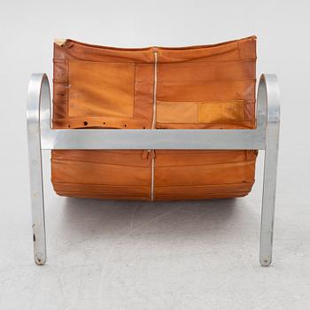 Poul Kjaerholm, a pair of "PK20" easy chairs, E Kold Christensen, Denmark, post 1968.