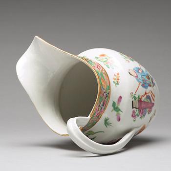 HANDKANNA, porslin. Qingdynastin, Kanton, 1800-tal.