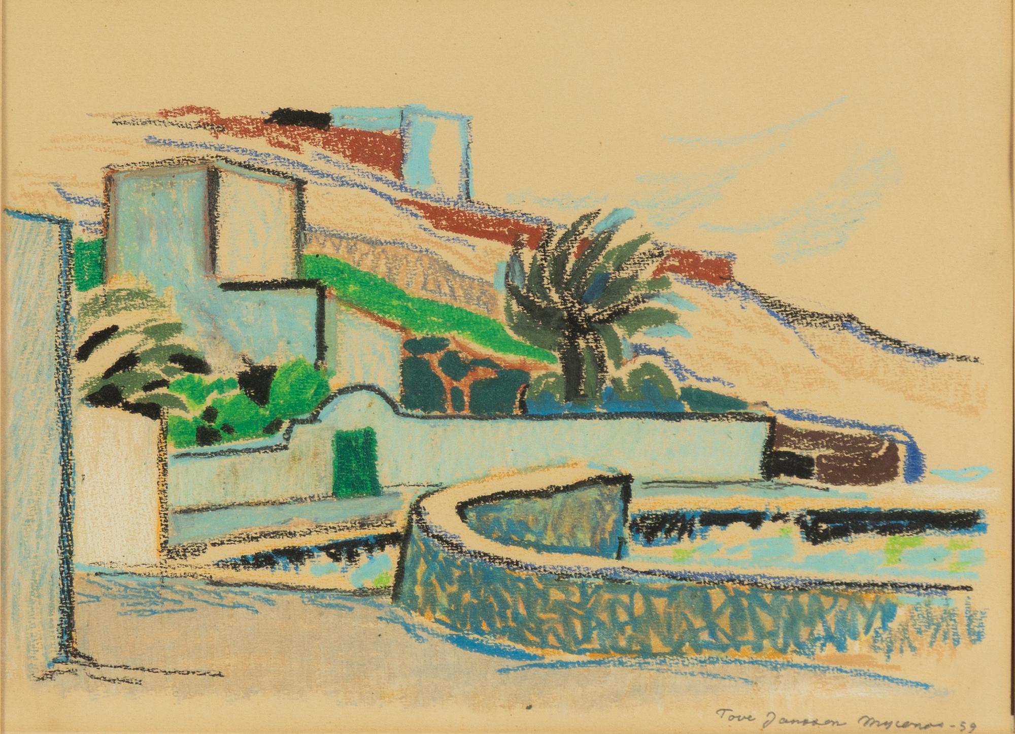 Tove Jansson, Motif from Mykonos.