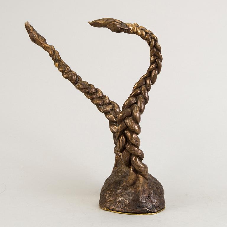 ERNST BILLGREN, skulptur i patinerad brons signerad EB och numrerad 5/7.