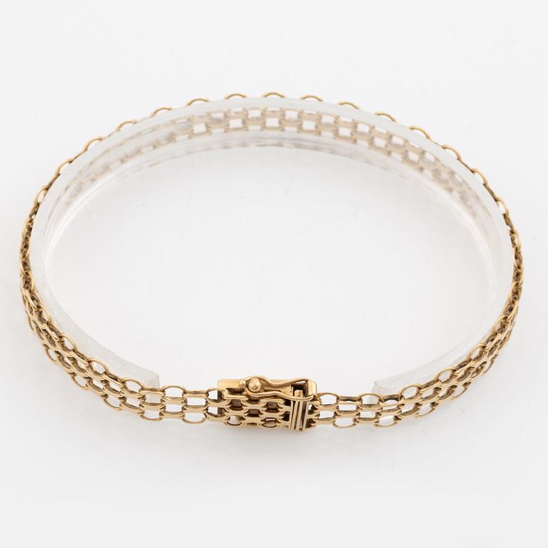 Bracelet, x-link, 18K gold.