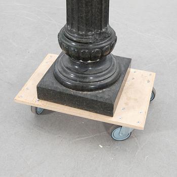 Column, marble, late 19th century.