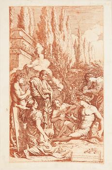 PARTI, GRAFIK, 26 st, äldre gravyrer 1700/1800-tal, bla. Francesco Bartolozzi.