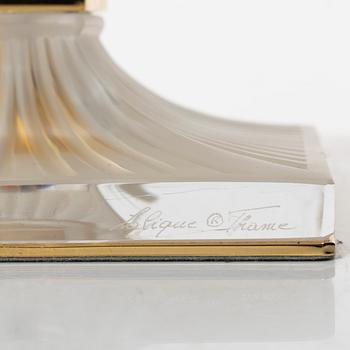 Lalique, 'Josephine' pattern lamp, France, 20th century.