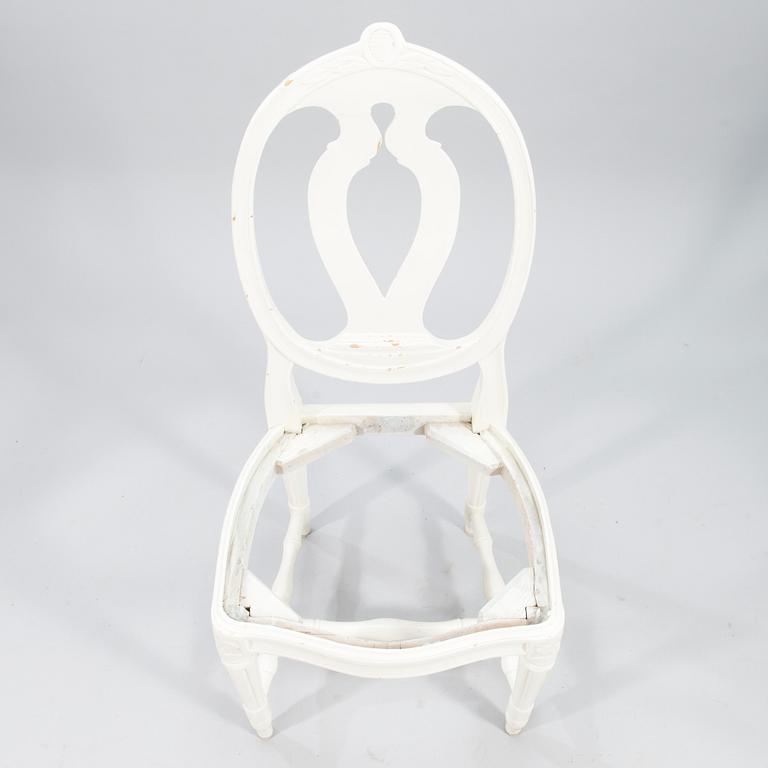 A Gustavian chair by master Melchior Lundberg (Master 1775-1812), Stockholm.