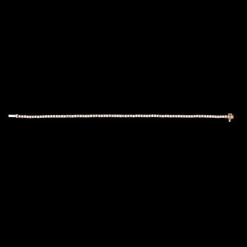 ARMBAND, briljantslipade diamanter, tot. 3.10 ct.