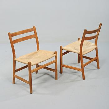 STOLAR, 6 st, "CH-47", Hans J Wegner, Danmark, 1900-talets andra hälft.
