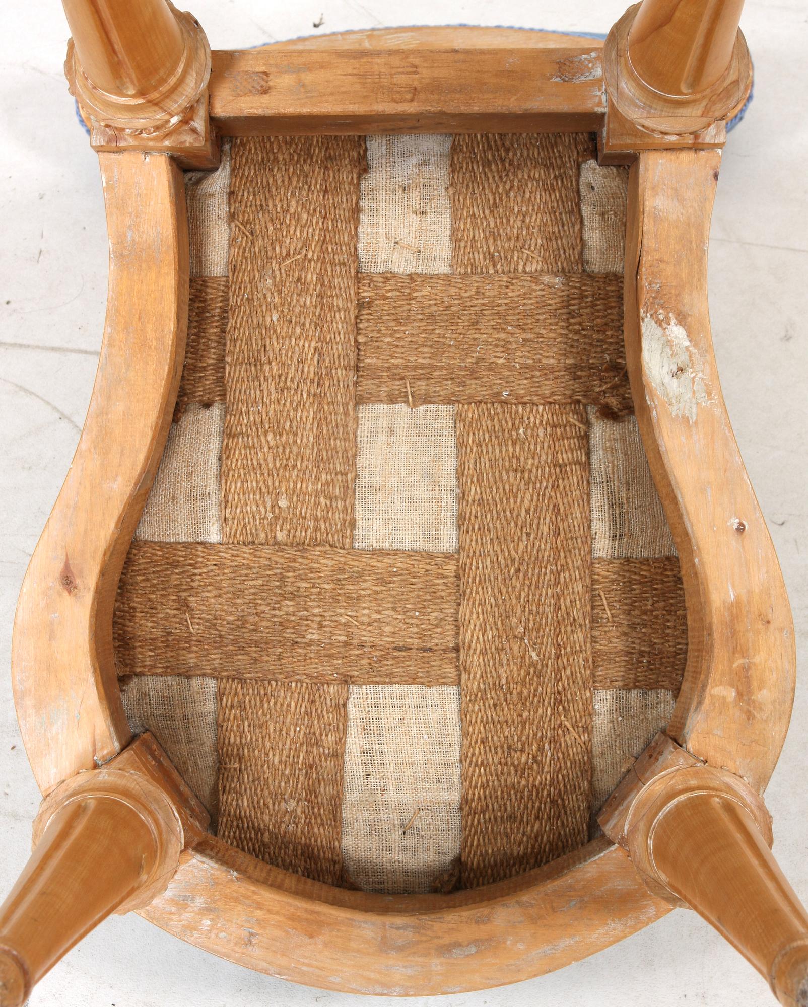 STOL sk Voyeuse av Melchior Lundberg delvis 1700/1800-tal.